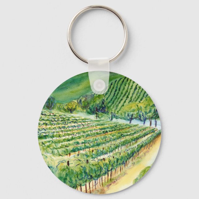 Porte-clés Porte - clé du vignoble californien (Recto)