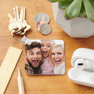 Porte-clés Porte - clé en aluminium à deux côtés sur mesure