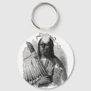 Porte-clés Porte - clé en chef indien