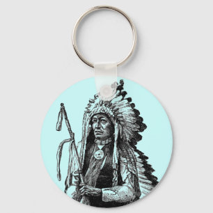 Porte-clés Porte - clé en chef indien