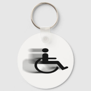 Porte-clés Porte - clé en fauteuil roulant