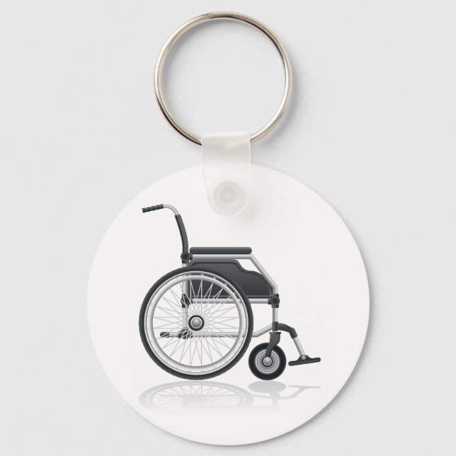 Porte-clés Porte - clé en fauteuil roulant (Recto)