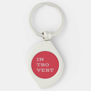 Porte-clés Porte - clé en métal gris introduit