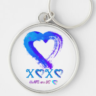 Porte-clés Porte - clé en métal Heart XOXO