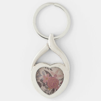 Porte-clés Porte - clé en métal rose
