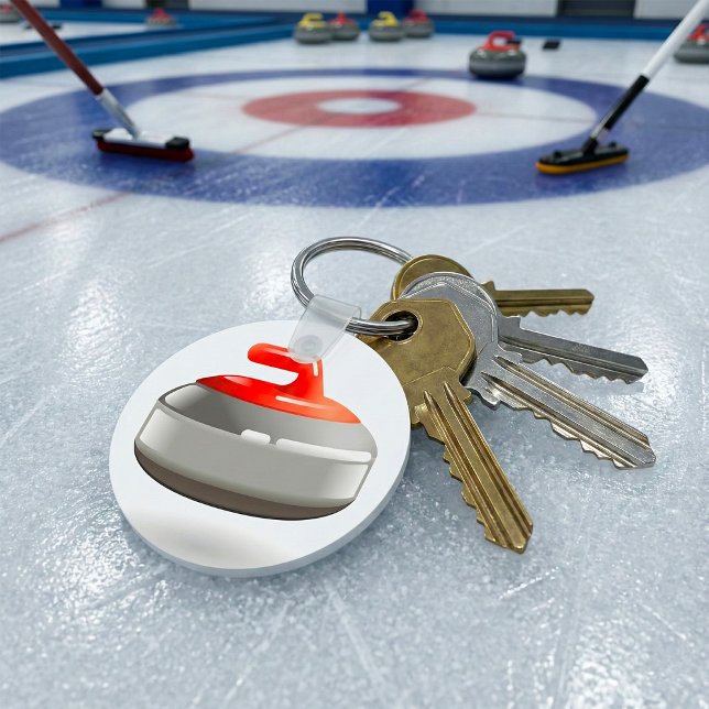 Porte-clés Porte - clé en pierre de curling (Créateur téléchargé)