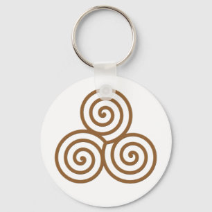 Porte-clés Porte - clé en spirale triple