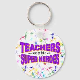 Porte-clés Porte - clé enseignant Superhero