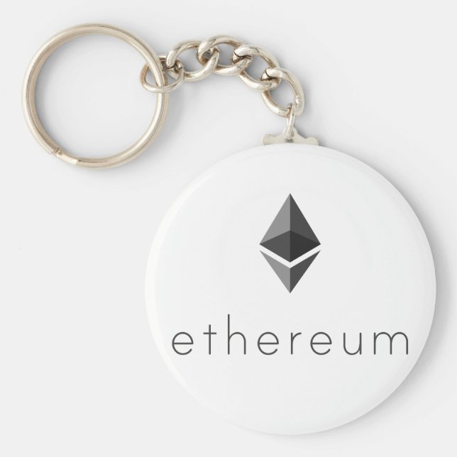 Porte-clés Porte - clé Ethereum avec nom (Devant)
