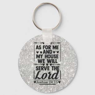 Porte-clés Porte - clé étincelant de la Bible