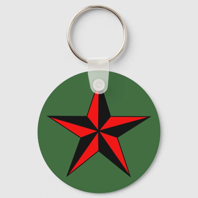 Porte-clés Porte - clé étoile rouge (Recto)