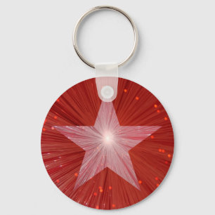 Porte-clés Porte - clé étoile rouge
