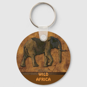 Porte-clés PORTE - CLÉ faunique AFRICAIN ELEPHANT