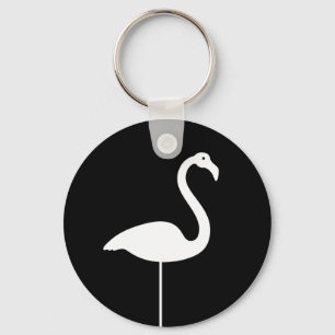Porte-clés Porte - clé Flamant rose noir