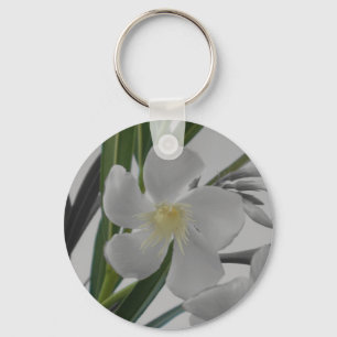 Porte-clés Porte - clé floral blanc