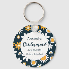 Porte-clés Porte - clé floral moderne