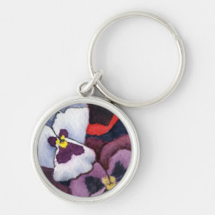 Porte-clés porte - clé floral "Pansy 2"