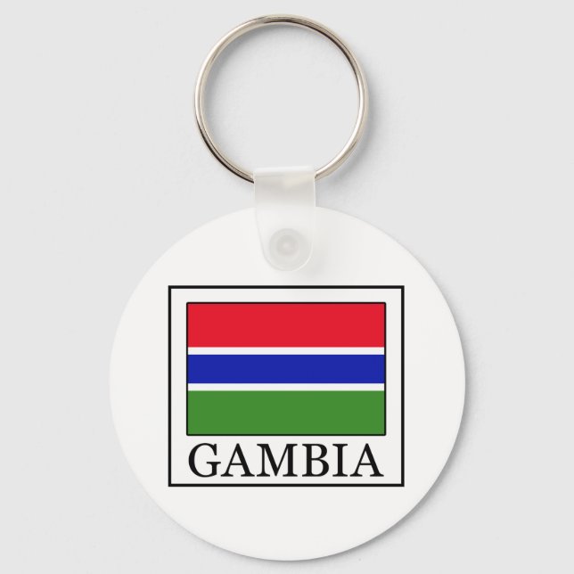Porte-clés Porte - clé Gambie (Recto)