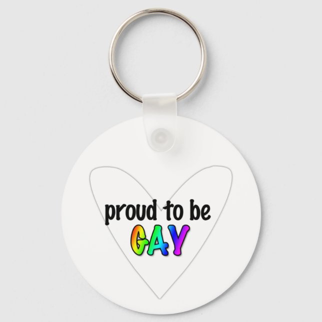 Porte-clés Porte - clé gay pride (Recto)