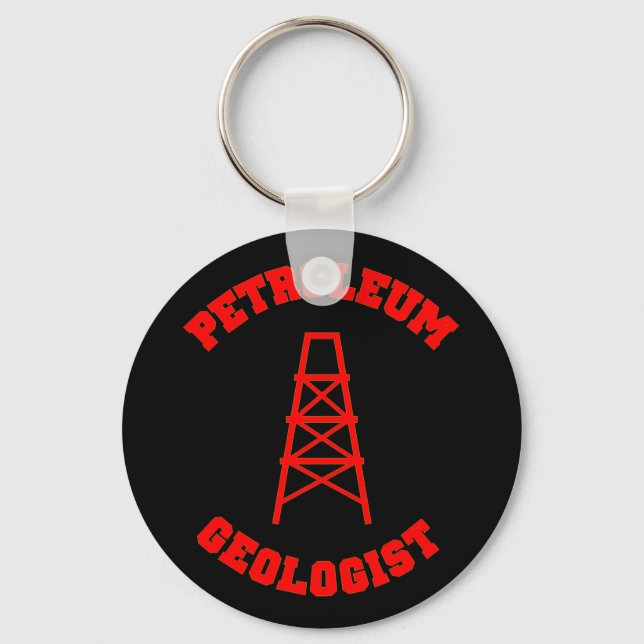 Porte-clés Porte - clé géologue pétrolier (Recto)