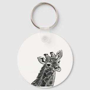 Porte-clés porte - clé girafe