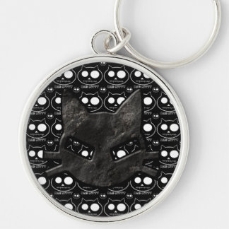Porte-clés Porte - clé gothique de mauvais de Kitty noir de