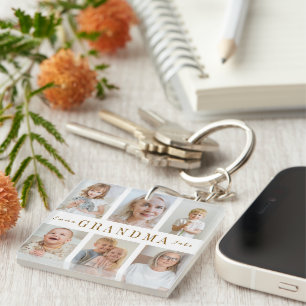 Porte-clés Porte - clé grand-mère personnalisé   Photos perso