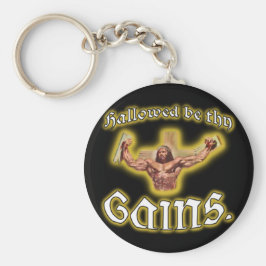 Porte-clés porte - clé "Hallow be thy Gains"