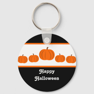 Porte-clés Porte - clé Halloween de ligne citrouille