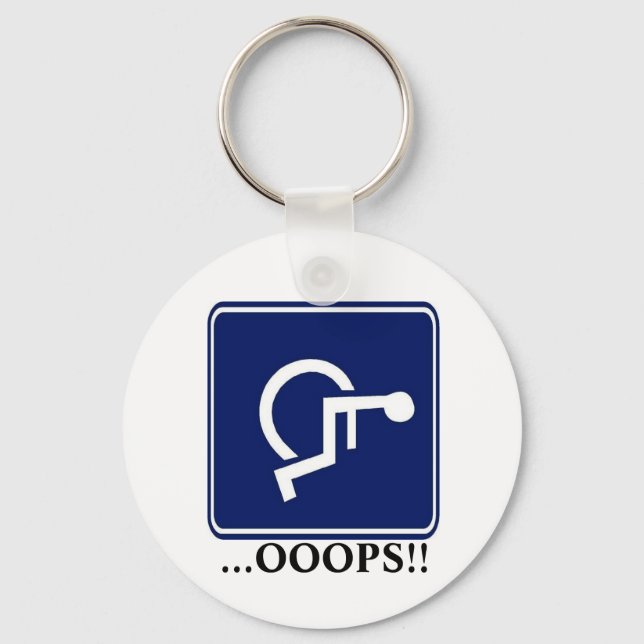 Porte-clés Porte - clé HANDICAPÉ (Recto)