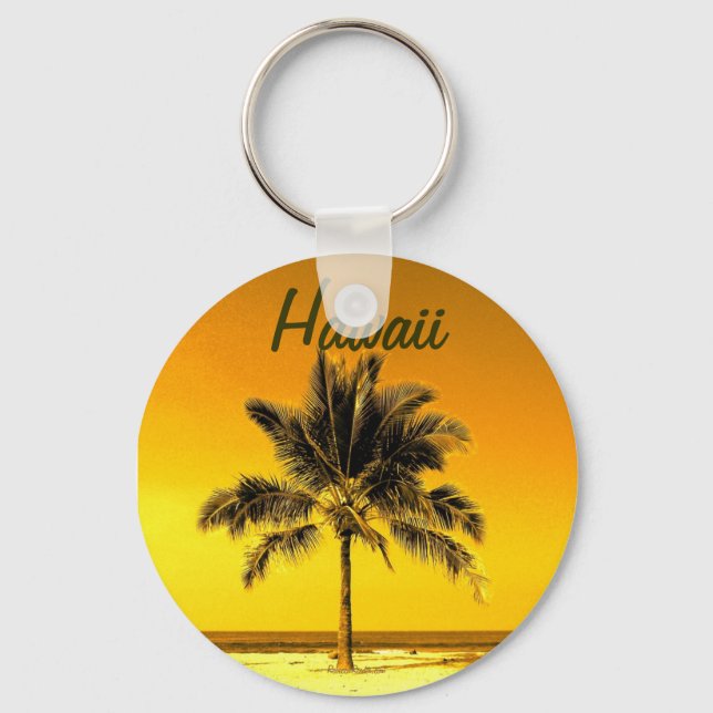 Porte-clés Porte - clé hawaïen de palmiers (Recto)