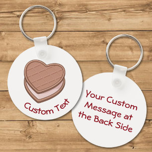 Porte-clés Porte - clé Heart Biscuit