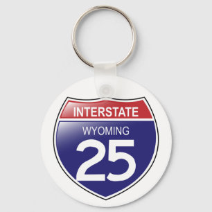 Porte-clés Porte - clé I-25 Wyoming