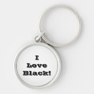 Porte-clés Porte - clé I Love Black