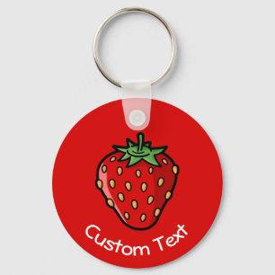 Porte-clés Porte - clé Icône fraise