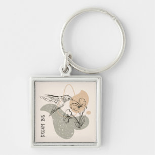 Porte-clés Porte - clé imprimé colibri