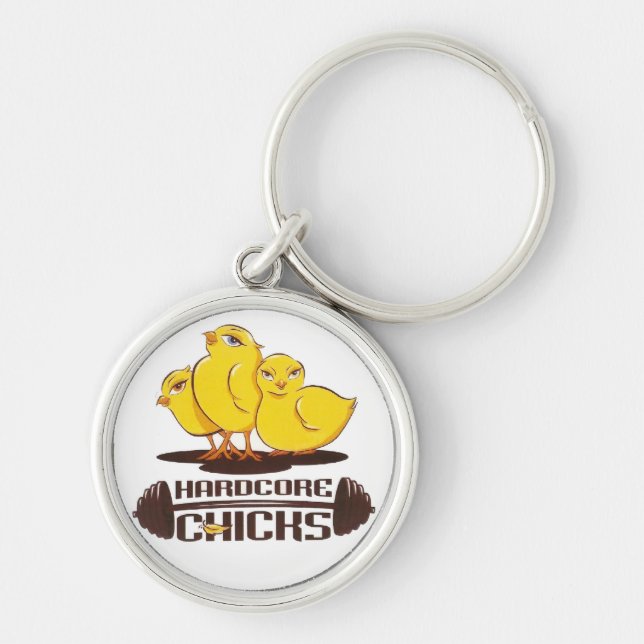 Porte-clés porte - clé inconditionnel de poussins (Devant)