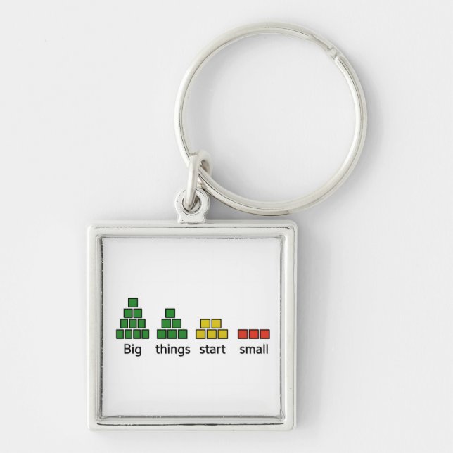 Porte-clés Porte - clé inspirant (Devant)