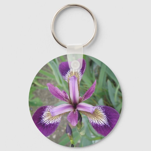 Porte-clés Porte - clé Iris violet (Recto)