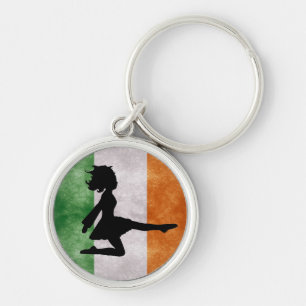 Porte-clés Porte - clé irlandais de drapeau de danseur