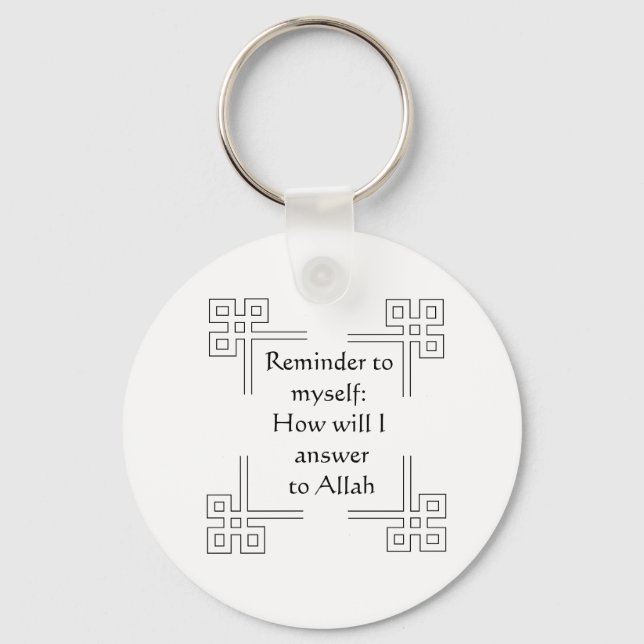 Porte-clés Porte - clé islamique (Recto)