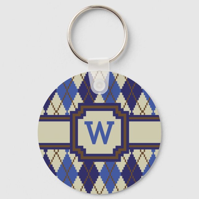 Porte-clés Porte - clé Jacquard Blueberry Scone (Recto)