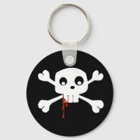 Porte - clé Jolly roger sanglant