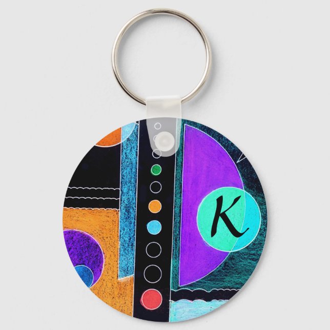 Porte-clés Porte - clé "K" initial (Recto)