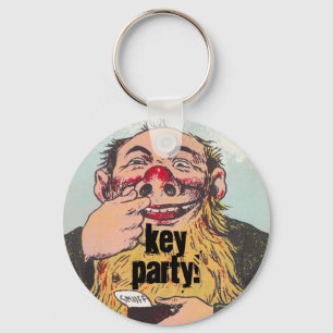 Porte-clés Porte - clé Key Party Amusants Humour doucement mâ