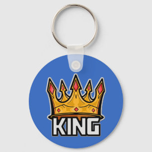 Porte-clés Porte - clé King Crown élégant