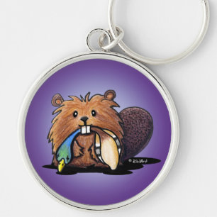 Porte-clés Porte - clé KiniArt Cute Beaver