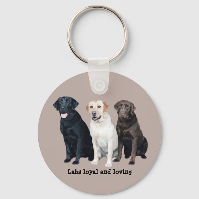 Porte-clés Porte - clé Labrador Retriever (Recto)