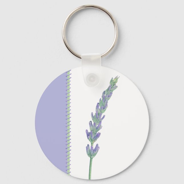 Porte-clés Porte - clé Lavender Sprig (Recto)