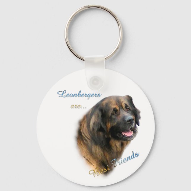 Porte-clés Porte - clé Leonberger Best Friend (Recto)